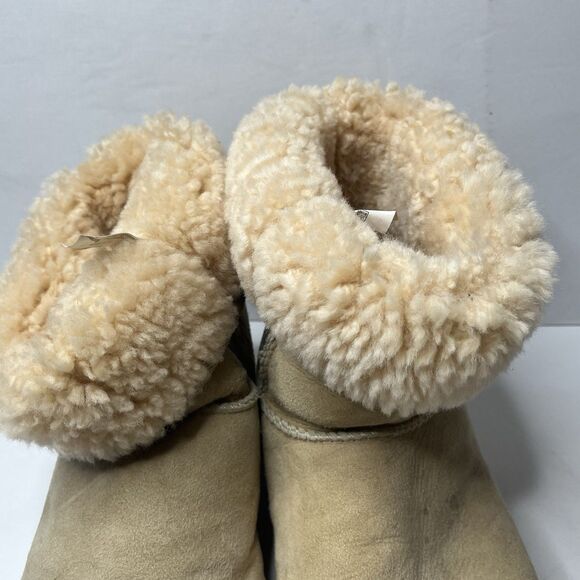 Emu Ridge Australia Suede Wool Lined Pull On Boots Mens Size 11 Women’s 12 - Picture 12 of 13